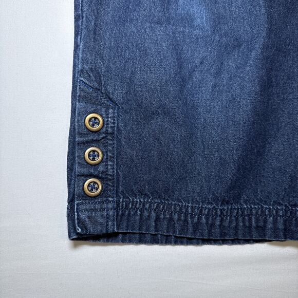 Drapers & Damons Womens Plus 1X Pull On Capri Jeans Elastic Waist Stretch EUC - Picture 2 of 12